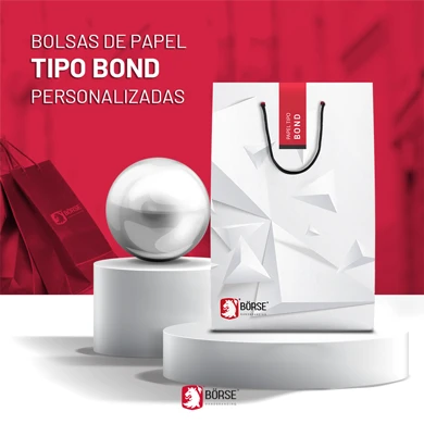 Bolsa de papel tipo Bond