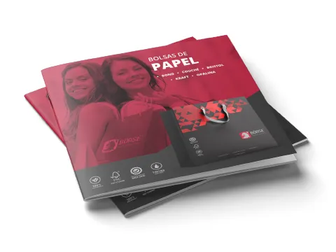 Vista previa del brochure de bolsas de papel personalizadas BÖRSE
