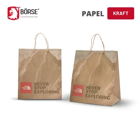 Bolsas de papel tipo Kraft personalizadas