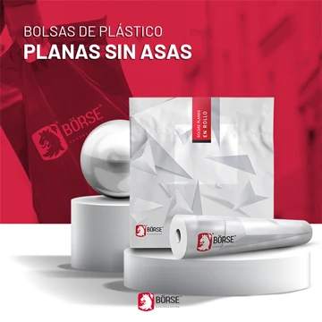 Bolsas de plástico planas sin Asas