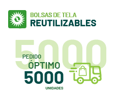 Pedido óptimo para las bolsas de materiales reutilizables