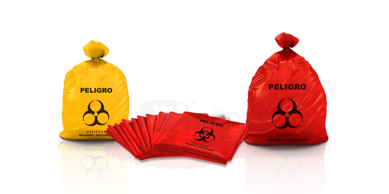 Bolsas para Hospitales Bolsas para manejo de residuos hospitalarios.